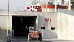 El Wanda Metropolitano sigue en obras