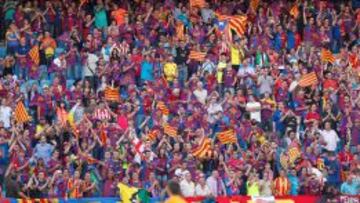 Imagen de la final Barça-Athletic en 2012 en el Calderón.
