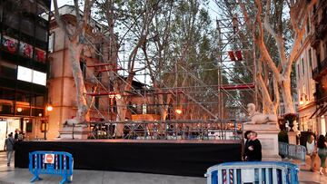 Palma se queda sin pantalla gigante para ver la Supercopa