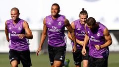 Entrenamiento del Real Madrid del viernes, 26 de agosto de 2016.