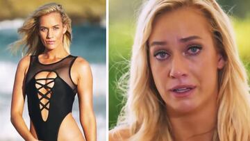 Im&aacute;genes de Paige Spiranac posando en ba&ntilde;ador y llorando al confesar el drama que sufri&oacute; por el ciberacoso en su participaci&oacute;n del primer Sports Illustrated Swinsuit Edition de 2018