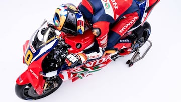Luca Marini con la Honda RC213V de MotoGP para 2026.