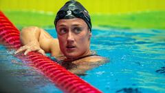 Mireia Belmonte, tras competir en las series de 1.500 de los Mundiales de Nataci&oacute;n de Gwangju.