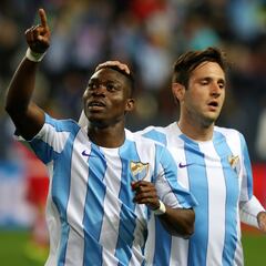 Atsu, el enamorado de Málaga al que encandiló Isco