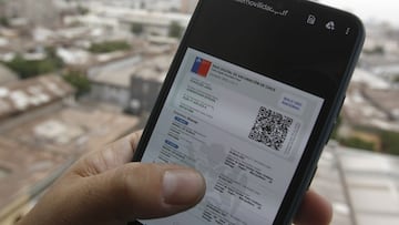 Santiago, 29 de diciembre de 2021.
Tematicas Pase de movilidad luego de que desde el 1 de enero del 2022, quienes no cuenten con sus dosis de refuerzo tendran inhabilitado su pase de movilidad.
Jonnathan Oyarzun/Aton Chile