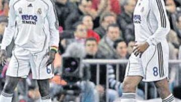 Emerson y Diarra volvieron a comandar el centro del campo del Real Madrid.