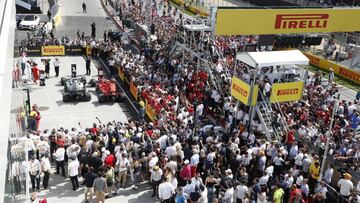 F1 - CANADA GRAND PRIX 2019
 
 parc ferme, crowd, foule, fans during the 2019 Formula One World Championship, Grand Prix of Canada from June 6 to 9 in Montreal - Photo DPPI
 
 
 09/06/2019