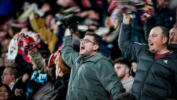 Aficionados del Albacete.