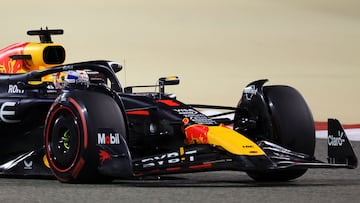 Max Verstappen, en Sakhir.