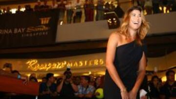 Garbiñe Muguruza, en Singapur.