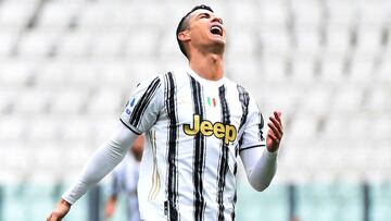 Cristiano acabó enfadado a pesar de la victoria de la Juventus.