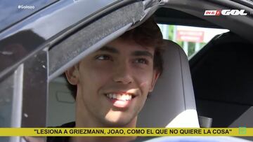 Un aficionado le grita a João Félix que lesione a Griezmann y el portugués le contesta