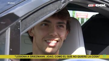 Joao Félix le pide respeto a un aficionado por Griezmann