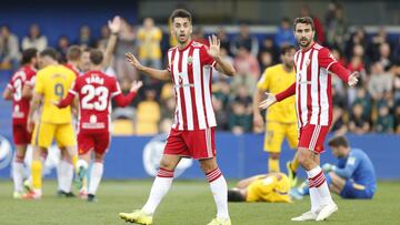 De la Hoz, en el partido del Almería en Alcorcón.
