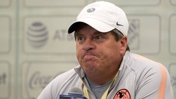 Miguel Herrera en conferencia de prensa con América.