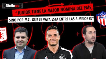 “Junior tiene la mejor nómina del país, sino por mal que le vaya está entre las 3 mejores”, Lucas González en #TácticAS