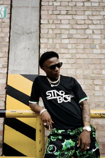 Wizkid launches new Nigeria inspired shirt