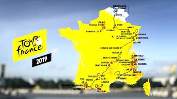 Así es el recorrido del Tour de Francia 2019