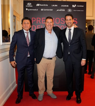 José Félix Díaz; Director Editoral de AS, Pablo Jesús Delgado Caballero. Director Digital de Sportium y Aloysio Araujo; Director General de Deportes de Prisa Media.