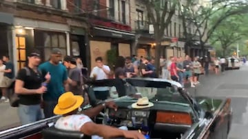 En plena curva ascendente, New York como si nada un viernes