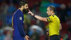 Piqué, otra vez en la mira: primera roja en Champions