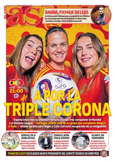 Las portadas de AS de julio