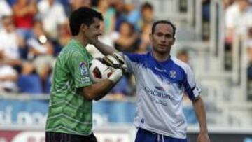 <b>ANÁLISIS. </b>Nino, emblema del equipo, reflexionó ayer sobre los problemas del Tenerife.