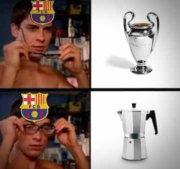 Los mejores memes de la eliminatoria de infarto entre el Inter y el Barcelona