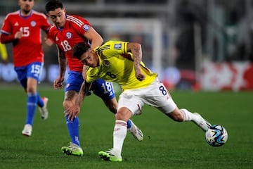 La Selección Colombia visita a Chile por la segunda fecha de la Eliminatoria rumbo a la Copa del Mundo 2026.