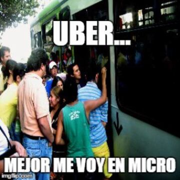 Los memes sobre las altas tarifas del servicio de Uber