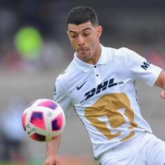 Erik Lira cumple 50 partidos con Pumas