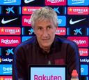Setién: "Nos vendría bien que Messi marcase el gol 700 contra el Sevilla"