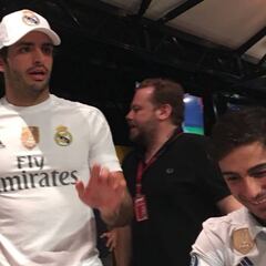 Sainz y Alonso, locura madridista en Mónaco