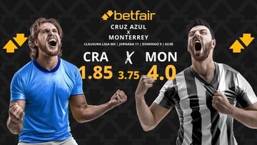 Cruz Azul vs. Monterrey: horario, dónde ver, pronósticos y clasificación