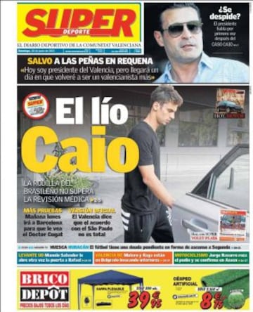 Portadas de la prensa deportiva