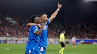 Noche para Vinicius y Mbappé