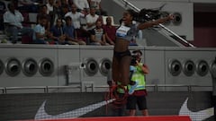 Caterine Ibargüen gana primera parada de Liga Diamante