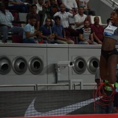 Caterine Ibargüen gana primera parada de Liga Diamante