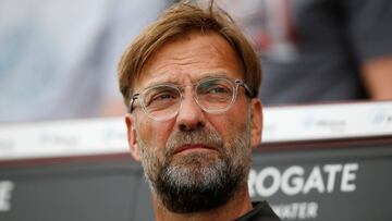 J&uuml;rgen Klopp el pasado 14 de julio duarante el amistoso entre el Bradford City y el Liverpool