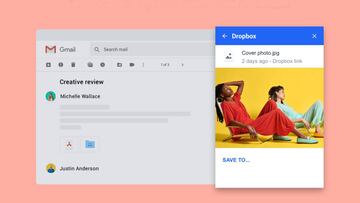 Dropbox hace más sencillo adjuntar tus datos en la nube con Gmail