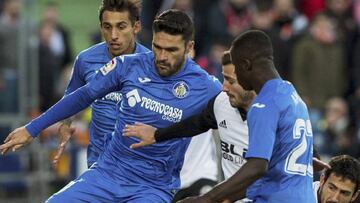 Jorge Molina con el Getafe. 