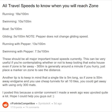 Fortnite: ¿cuál es la forma más rápida de moverse?