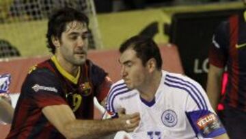 Raúl Entrerrios, jugador gijonés del Barcelona.