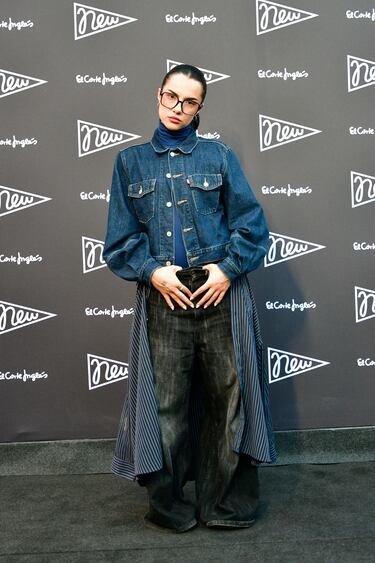 Marta Sango posa en la alfombra roja de la la presentación de la nueva campaña del Corte Inglés 'New' en Madrid.
 
 
 