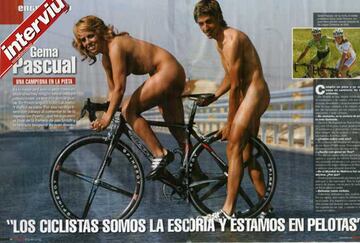Medalla de bronce en el Campeonato Mundial de Ciclismo en Pista de 2006, posó con su pareja Jesús Javier Ramírez