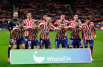 Equipo del Atlético de Madrid.