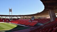 El Estadio de los Juegos del Mediterr&aacute;neo con los nuevos marcadores.