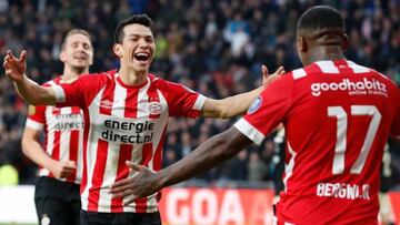 PSV golea al Ajax con gol del Chucky Lozano y afianza liderato