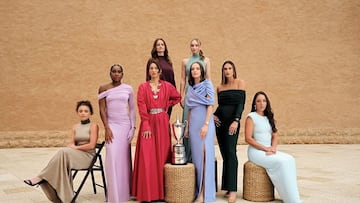 Las participantes en las WTA Finals 2024.