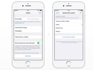 Ya puedes pagar con Paypal desde el iPhone en iTunes